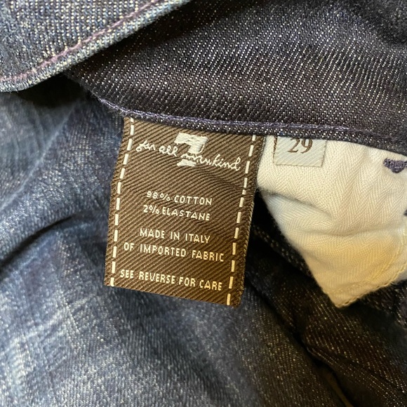 7 for all Mankind Straight Leg Jeans - Picture 6 of 6